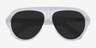 Map Clear AcetateSunglass Frames from EyeBuyDirect, Closed View