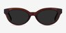 Vacation Clear Brown AcetateSunglass Frames from EyeBuyDirect, Front View