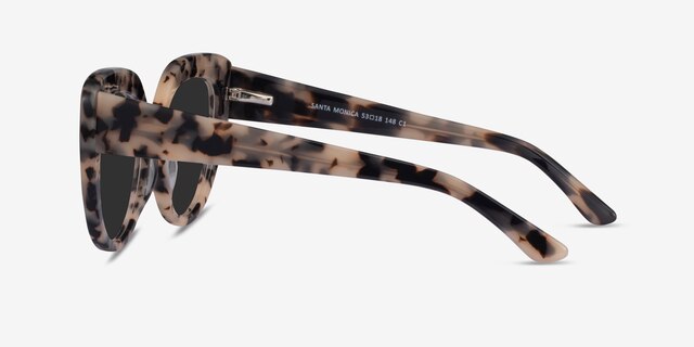 Santa Monica Ivory Tortoise AcetateSunglass Frames from EyeBuyDirect, Side View