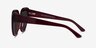 Santa Monica Burgundy AcetateSunglass Frames from EyeBuyDirect, Side View