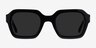 Somerset Black AcetateSunglass Frames from EyeBuyDirect, Front View