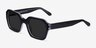 Somerset Black AcetateSunglass Frames from EyeBuyDirect, Angle View