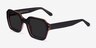 Somerset Brown AcetateSunglass Frames from EyeBuyDirect, Angle View