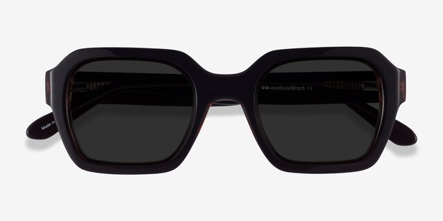 Somerset Brown AcetateSunglass Frames from EyeBuyDirect, Closed View