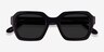 Somerset Brown AcetateSunglass Frames from EyeBuyDirect, Closed View