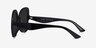 Paradise Black PlasticSunglass Frames from EyeBuyDirect, Side View