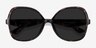Paradise Tortoise PlasticSunglass Frames from EyeBuyDirect, Closed View