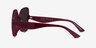 Paradise Burgundy PlasticSunglass Frames from EyeBuyDirect, Side View