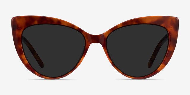 Holiday Brown Tortoise AcetateSunglass Frames from EyeBuyDirect, Front View