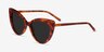 Holiday Brown Tortoise AcetateSunglass Frames from EyeBuyDirect, Angle View
