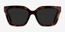 Itinerary Tortoise AcetateSunglass Frames from EyeBuyDirect, Front View