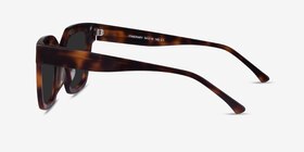 Itinerary Écailles Acétate Soleil de Lunette de vue d'EyeBuyDirect, Vue de Côté