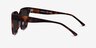 Itinerary Tortoise AcetateSunglass Frames from EyeBuyDirect, Side View