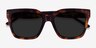 Itinerary Tortoise AcetateSunglass Frames from EyeBuyDirect, Closed View