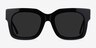 Monterey Black AcetateSunglass Frames from EyeBuyDirect, Front View