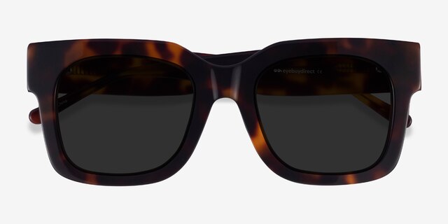Monterey Tortoise AcetateSunglass Frames from EyeBuyDirect, Closed View