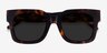 Monterey Tortoise AcetateSunglass Frames from EyeBuyDirect, Closed View