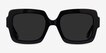 Sometime Black AcetateSunglass Frames from EyeBuyDirect, Front View