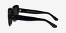 Sometime Black AcetateSunglass Frames from EyeBuyDirect, Side View