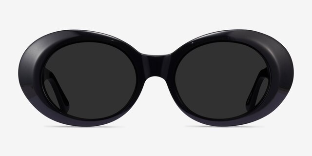 Otsukimi Black AcetateSunglass Frames from EyeBuyDirect, Front View