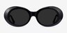 Otsukimi Black AcetateSunglass Frames from EyeBuyDirect, Front View
