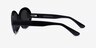 Otsukimi Black AcetateSunglass Frames from EyeBuyDirect, Side View