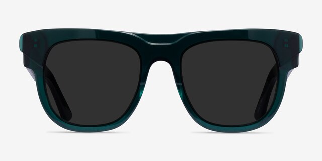 Eon Teal AcetateSunglass Frames from EyeBuyDirect, Front View