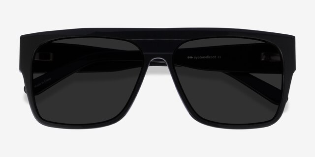 Clifford Dark Green AcetateSunglass Frames from EyeBuyDirect, Closed View