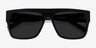 Clifford Dark Green AcetateSunglass Frames from EyeBuyDirect, Closed View