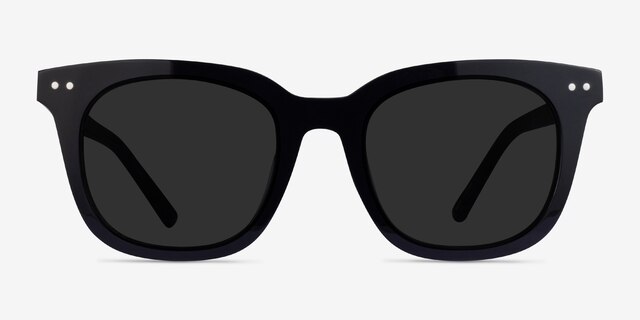 Welcome Black AcetateSunglass Frames from EyeBuyDirect, Front View