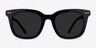 Welcome Black AcetateSunglass Frames from EyeBuyDirect, Front View