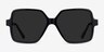 Town Black AcetateSunglass Frames from EyeBuyDirect, Front View