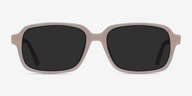 Opacity Beige AcetateSunglass Frames from EyeBuyDirect, Front View