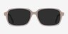 Opacity Beige AcetateSunglass Frames from EyeBuyDirect, Front View