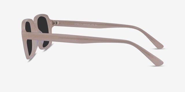 Opacity Beige AcetateSunglass Frames from EyeBuyDirect, Side View