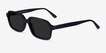 Opacity Black AcetateSunglass Frames from EyeBuyDirect, Angle View