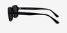 Opacity Black AcetateSunglass Frames from EyeBuyDirect, Side View