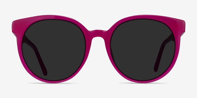 Lustre Pink AcetateSunglass Frames from EyeBuyDirect, Front View