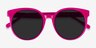 Lustre Pink AcetateSunglass Frames from EyeBuyDirect, Closed View