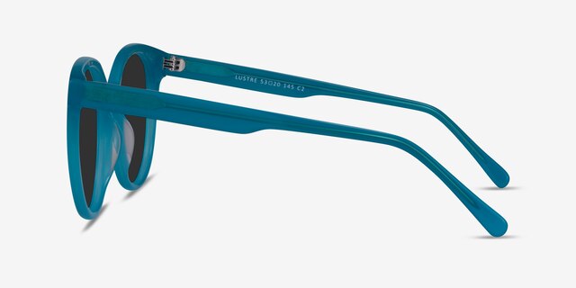 Lustre Aqua AcetateSunglass Frames from EyeBuyDirect, Side View