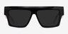 Starship Black White AcetateSunglass Frames from EyeBuyDirect, Front View