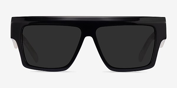 Starship Black White Acetate Sunglass Frames