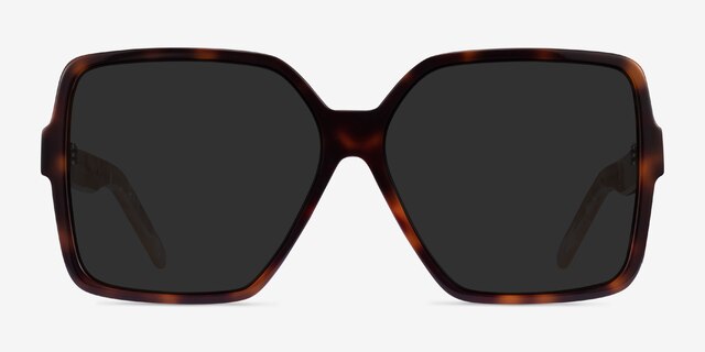 Beam Tortoise Champagne AcetateSunglass Frames from EyeBuyDirect, Front View