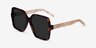 Beam Tortoise Champagne AcetateSunglass Frames from EyeBuyDirect, Angle View