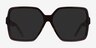Beam Clear Brown Champagne AcetateSunglass Frames from EyeBuyDirect, Front View