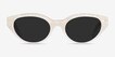 Galactic Beige AcetateSunglass Frames from EyeBuyDirect, Front View