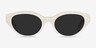 Galactic Beige AcetateSunglass Frames from EyeBuyDirect, Front View