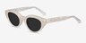 Galactic Beige AcetateSunglass Frames from EyeBuyDirect, Angle View