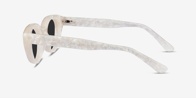 Galactic Beige AcetateSunglass Frames from EyeBuyDirect, Side View