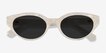 Galactic Beige AcetateSunglass Frames from EyeBuyDirect, Closed View